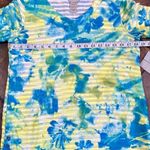 Multiples NWT  Missy Seaside Multicolor Layered Floral 3/4 Sleeve Blouse XS Photo 6