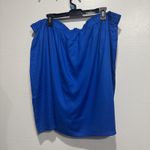 Candace Cameron Bure Petite Wrap Skort Size 1XP Cobalt Blue A488231 Photo 5