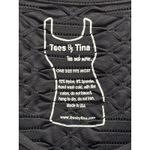 Tees By Tina Bodycon Midi Dress Black Long Sleeve Scoop Neck Size OS NWT Photo 1