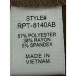 Zenana Outfitters Women's Light Brown Animal Print Short Sleeve T-Shirt Front Pocket Size L Photo 3