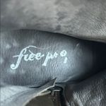 Free People Carrera Woven leather side zip ankle boots size 38 ladies gothic Photo 1