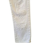 Desigual Disigual White Demin embelished Lace floral patches 28 Bohemian Chic Designer Photo 4