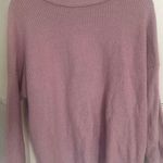 Aerie Oversized Waffle Knit Purple Long sleeve Photo 0