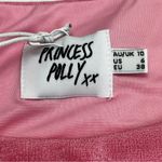 Princess Polly Jocelyn Top Womens Size 6 Barbie Pink Wrap Waist Tie Festival NEW Photo 2