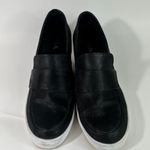 MIA Black Katelin White Sole Slip On Platform Hidden Heel Sneakers Wedges 11 Photo 1