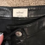 Aritzia Wilfred Melina Cropped Pant Vegan Leather Photo 3