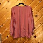 Kate Quinn Little Liam women’s mama rust colored long sleeve top Pink Size L Photo 4