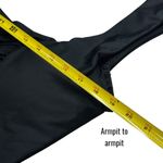 J.Crew NEW  Black Ruched Square Neck One Piece Swimsuit Resort Beach Size 22 Photo 9