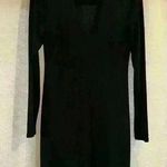 EXPRESS Women’s Black V-Cut  Dress Photo 0