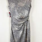 Vince Camuto Drape Metallic Gold Dress Photo 2