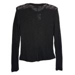 Free People  Intimately Top Womens S Black‎ Aura Layering Lightweight Sweater Photo 3