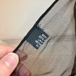 Indian Black & Gold Tassel Scarf Unisex Women's One Size Photo 11