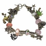 Sea Ocean Theme European Bead Charm Bracelet Photo 1