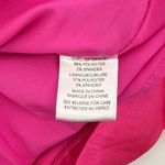 Milly Jordan Long Sleeve Satin Faux Wrap Dress Shirtdress Long Sleeve Small Pink Photo 9