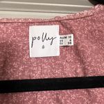 Princess Polly  Pink Floral Wrap/Tie Jazzly Top Photo 2