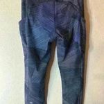 Lululemon Speed Up Crop 21” Etch Hail Midnight Navy Sz 4 Photo 0