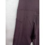 Zyia Active sz 4 purple yoga workout leggings capri‎ stretch active wear Photo 5