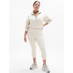 Athleta  S Salutation Stash High Rise Capri Legging Small Regular Bone White Photo 4