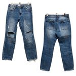 Tobi Cotton Ripped Knee Slim Straight Leg Jeans Size 27 Photo 1