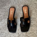 SheIn Black Sandals Square Toe Photo 2