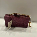 Lulu Party Box With Chain Crossbody Purse Purple Photo 1