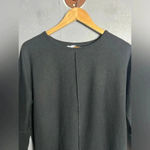 Spanx Perfect Length Sweatshirt Dolman 3/4 Sleeve Pullover Black Womens S Photo 2