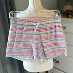 No Boundaries Comfy Pajama Shorts Striped Soft plush Womens Small Striped Photo 0