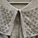 Robert Rodriguez Robbi & Nikki‎ Beaded Cardigan Sweater Tan Photo 1