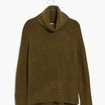 Madewell Cozy Moss Green Turtleneck Sweater Photo 0