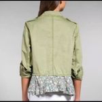 Free People  Embellished Ruffle Utility Jacket D27 Photo 1