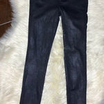 Liverpool Jeans Company Liverpool black coated knit skinny pants Sz 4/27 Photo 0