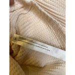 Free People One Ivory Waffle Thermal Tie Sleeve Top Sz Sm Cotton Boho Casual Photo 5