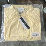 Who What Wear Harper Smocked-Waist Top in Lemon, NWT, Size S Photo 2