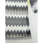 Tacera  Women's Multicolor  Knit Bell Sleeve Long Sleeve Midi Dress Size Small Photo 3