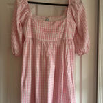 Blue Rain  pink gingham dress  Photo 0
