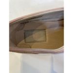 UGG  Pink “Adley” Leather Flat Slip Ons Sz 7.5 Blush Pink & Tan Suede Women's Photo 5