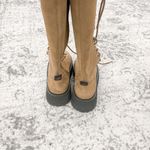 NWB Larroude Lara Knee High Combat Boot Tobacco Brown Size 7 Photo 11