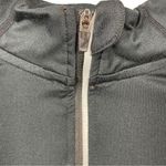 Orange Theory Womens Gray Mock Neck Quarter Zip Pullover Active Wear Top Size S Photo 6