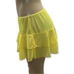 Under the Sun Size XL Mesh Yellow Ruffle Skirt. New Without Tags. Photo 2
