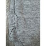 Athleta  Energy Terry Cloth T Shirt Dress Gray Short Sleeves Rolled Cuffs Size L Photo 6