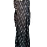 Lulus ‎ Black and White Polka Dot Long Sleeve Dress Photo 1