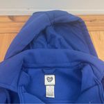 579 Royal Blue Double Breasted Pea Coat Jacket Pockets size Medium 90s y2k Cozy Photo 4