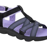 Jsport Kaia Ladies' Strap Black Purple Sandal Size 10‎ Photo 0