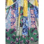 Umgee  Women’s Dress XL V Neck Crochet Patchwork Boho Summer Colorful Photo 3