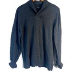 Marc Anthony Dark Gray Cotton Wool Cashmere Shawl Collar Pullover Sweater Large Photo 0