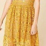 Altar'd State  Camarilla Crochet Lace Overlay V Neck Sleeveless Boho Dress XS Photo 0