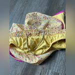Nike  Dri Fit Running Shorts Yellow Pink Confetti Size S Photo 5