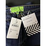 Free People NWT Sandrine Rose High Rise Button Fly Dark Wash Slim Straight Jeans Size 30 Photo 6