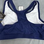Vintage New NOS The Body Co. Sports Bra Size Medium Cotton Blend Blue CoolMax Photo 6