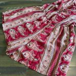 Faithfull the Brand Faithful The Brand Red Romper Paisley Print Boho Festival Bandana Small Photo 5